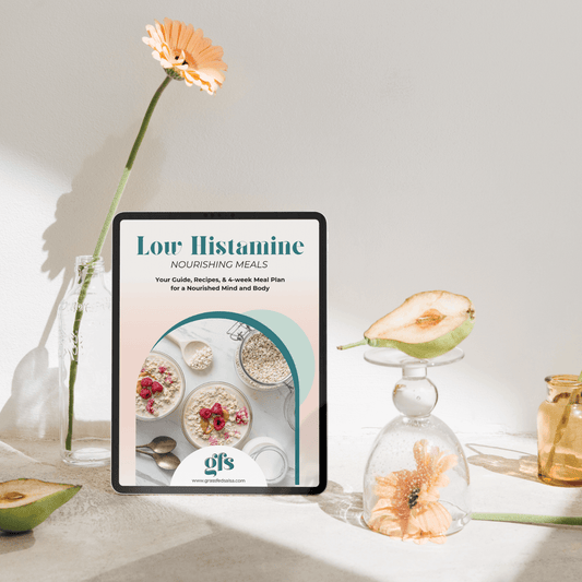 Low Histamine Guide, Recipes, & Meal Plan