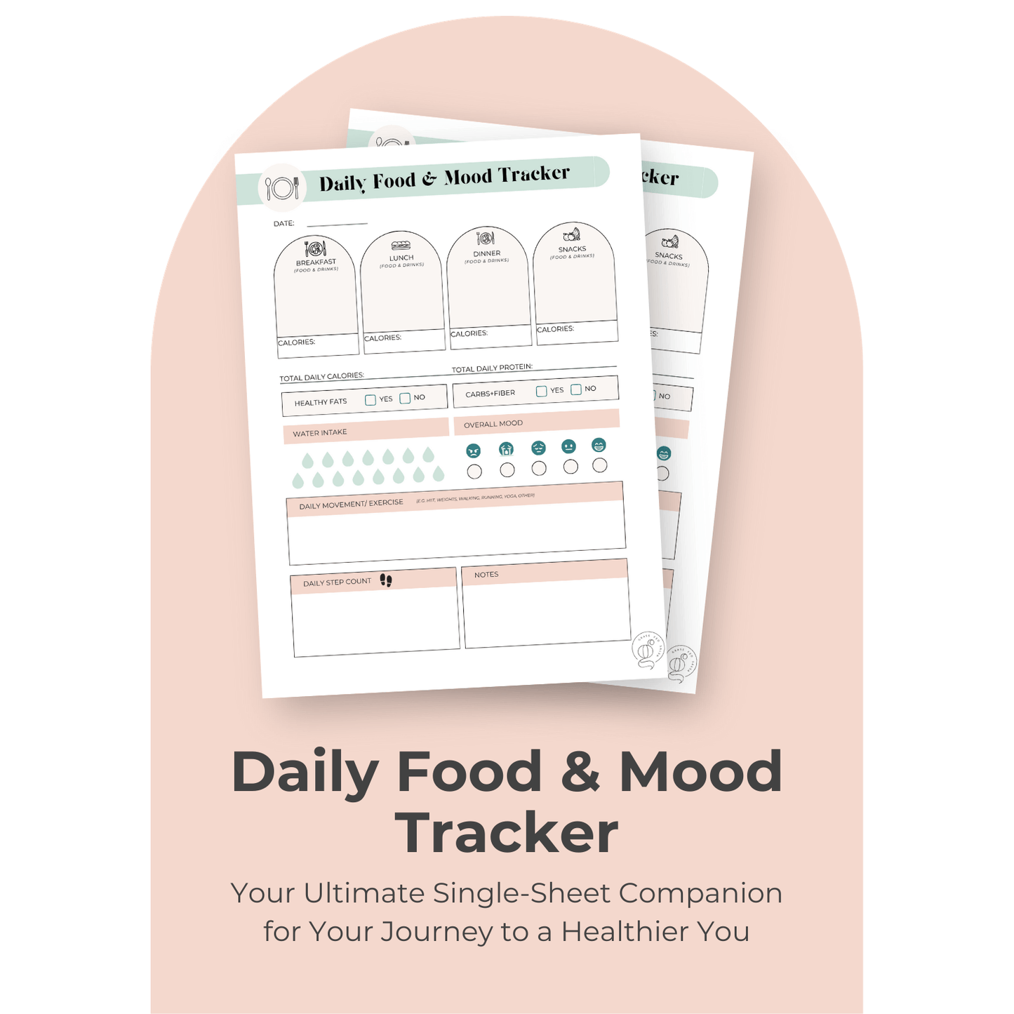 Daily Food + Mood Tracker